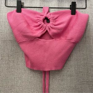Almost Famous - Tube Top with Tie Neck
